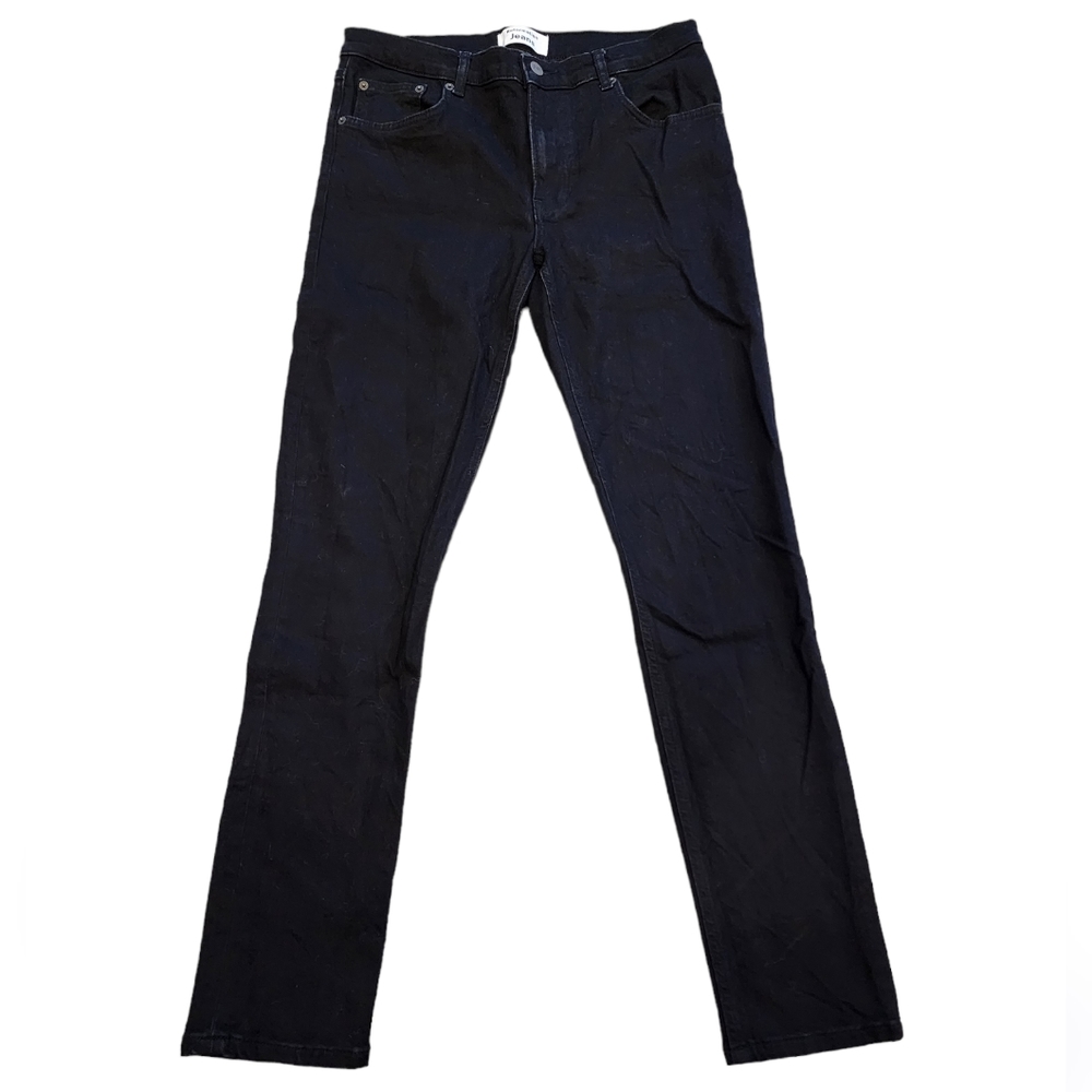 Reformation Straight Leg Black Wash Jeans Women's Size 29